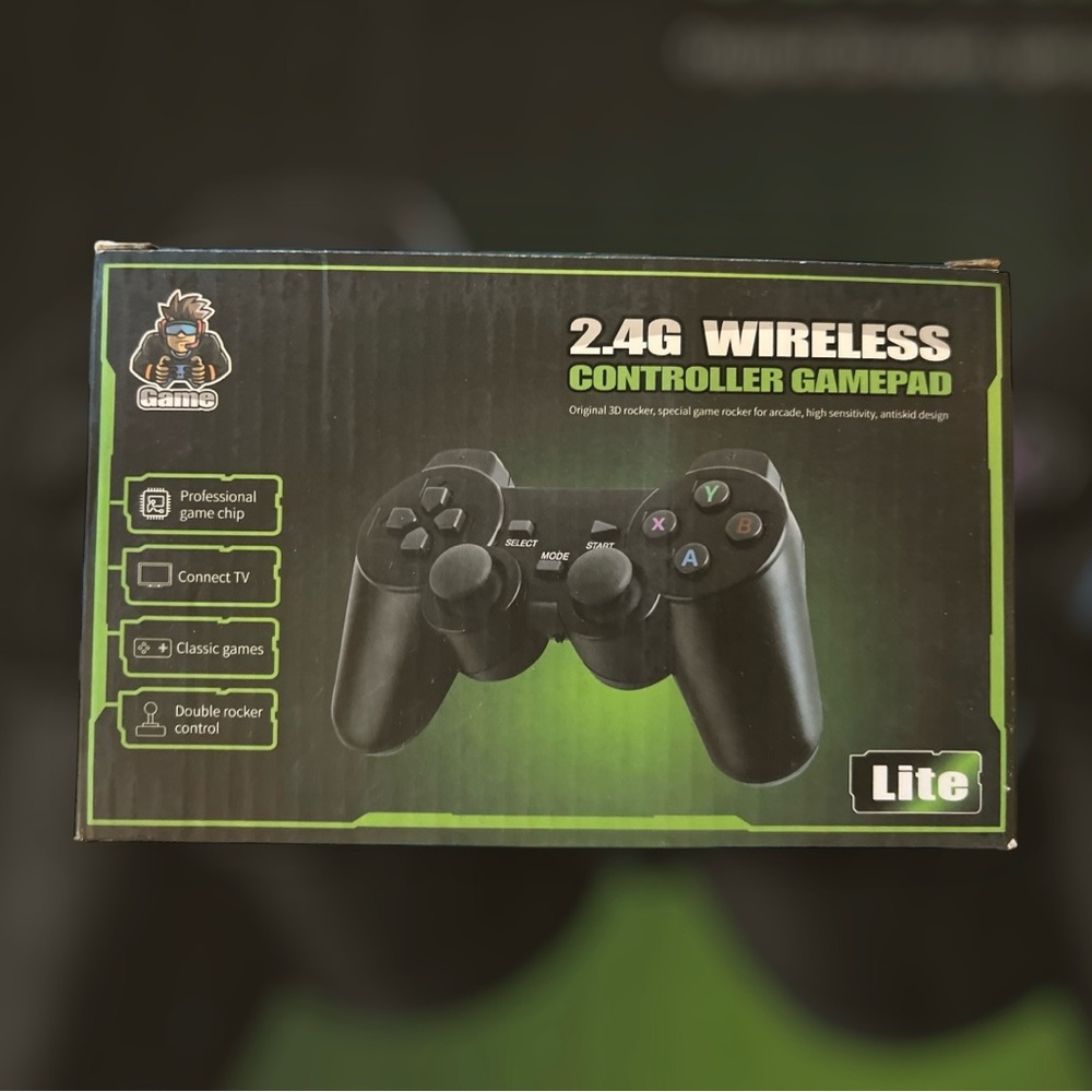 Black Wireless Controller Gamepad